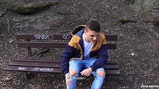 czech hunter 521, i roughly fucked that euro twink's ass outdoor