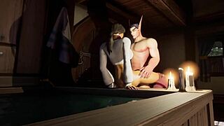 Bath time fun time warcraft parody deepthroat hentai