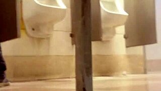 Hot gay sex happening in the toilet right now 🔥