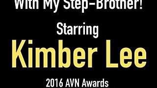 young kimber lee mouth fucks step bro with handjob