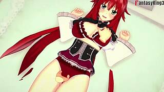 Rias Gremory craves more from Issei in hentai madness
