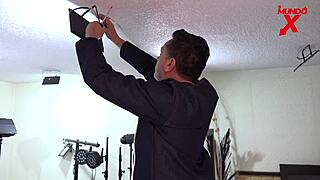 hardcore electrician, you drilling the boss in the ass?