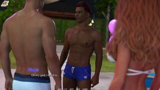 Huge-boobed redhead gets a hot and wild blowjob party