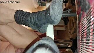 Gioco con Culo Usando Giocattoli per Eccitazione Anale