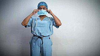 Medical glove fetish ASMR session with Dominafire, so kinky! 😘