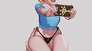 Zelda compilation in wild 3D cartoon action.