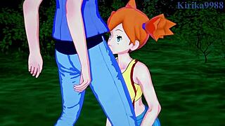 Misty, Kasumi, and May Haruka in intense Pokémon hentai action.