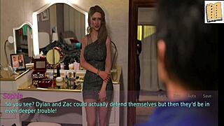 A wife and stepmother in hentai cartoon anime.