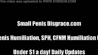 Jerk your tiny 18+ little 18+ cock for me in this sph humiliation