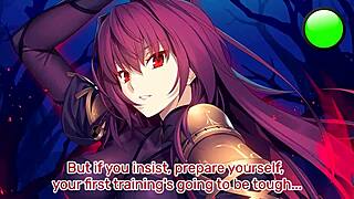 Scathach's Femdom Edging in Hentai JOI POV Stamina Training