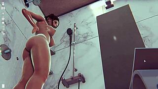 why are these big tits in the shower getting fucked?