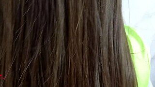 Colombian Amateur Stepmother Gets Distracted Washing Clothes, Fucked Hard by Huge Cock