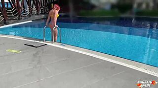 Redhead's intense fucking contrasts with her deep blowjob skills