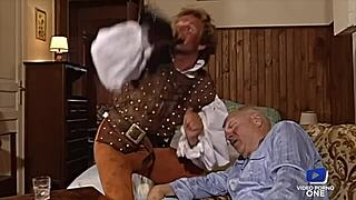 i'm getting my big tits assfucked by a stranger in this european threesome it's so intense