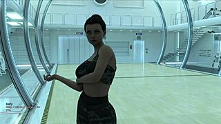 3D animated porn with a red-haired football star