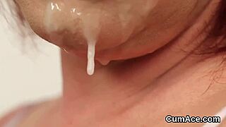 feisty model gets facial!