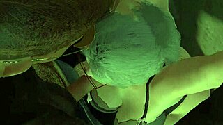 Plump cougar strolls on the street in outfit