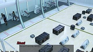 Stranded In Space With Busty Indian Milf.