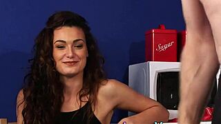 Hey, why’s this naked creep tugging while I mock him in heels?