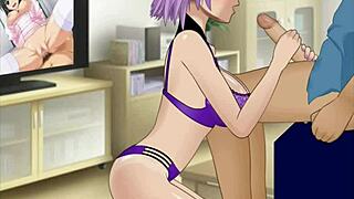 doa ayane does paizuri and gets facefucked - super deepthroat game sdt 😈