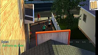 A wife and stepmother in hentai cartoon anime.