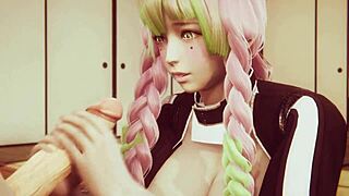 Mitsuri Kanroji From Demon Killer L Uncensored Anime Hentai