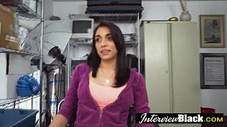 Latina Teen 18+ Knows How To Suck A Big Black Cock Like A Real Pornstar