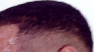 Three black guys have hardcore fucking in the bathroom with big cocks.