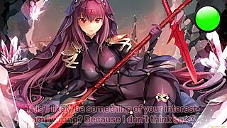 Scathach's Femdom Edging in Hentai JOI POV Stamina Training