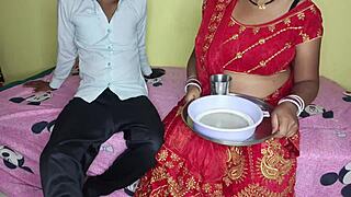 On my first Karva Chauth, my husband got drunk and fucked me hrad.