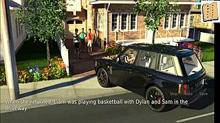 A wife and stepmother in hentai cartoon anime.