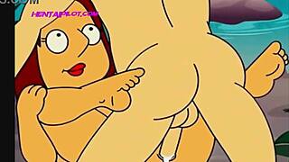 Uncensored cartoon sex: The Simpsons & American Dad porn parody compilation