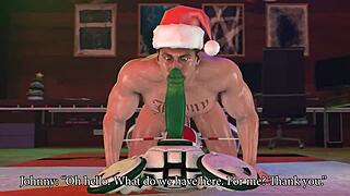 Johnny Cage unleashes intense gay sex action