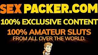 Married Spanish Brunette Rides Huge Cock