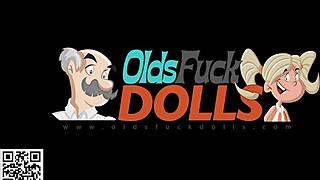 Young ladies getting wild with grumpy old men in public spots.