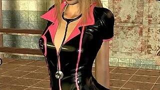 3d Nurse In Latex With Shoes And Socks