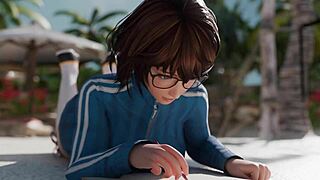 Tsukushi sleeps while getting bent over for hentai cumshots