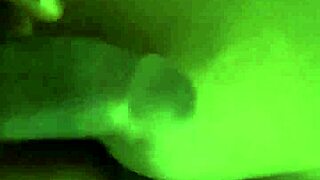 Jerking off to my skinny ebony girlfriend's body in close-up