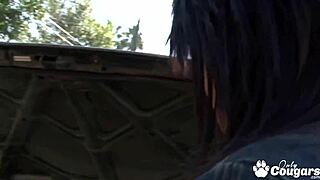 Filipino Slut Sasha Hollander Sucks Off a Random Guy She Just Met! Wild Action!