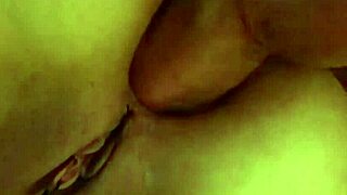 Married Spanish Brunette Rides Huge Cock