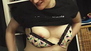 i'm this european milf, masturbatin' with my toy in lingerie