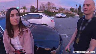 Asian American Teen 18+ Babe Performs Intense Blowjob