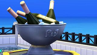 Jade Rosa in Sims 4 pool?