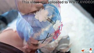 First-time cosplay slut gets messy with rough dick pounding
