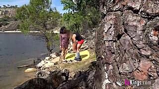 Check This Voyeur Filming an Amateur Couple Banging Outdoors! 😜