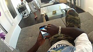 Anna's first big black cock hookup via facebook! 😲