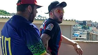 I fucked the young guy on the rooftop while everyone watched