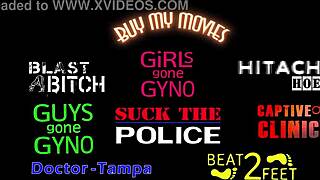 Jasmine Mendez masturbates with Hitachi wand.