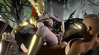 Malenia rides on top in the forest loop! 😏 Elden Ring parody