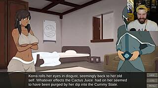 yo, korra morphs into a furry and gets all cummy! 🐾